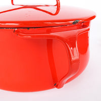 Dansk Red Enameled Cast iron Baking Dishes with Lids (Sold Individually)