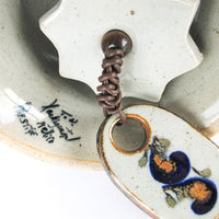 Toanala Ceramic Folk Art Bell Signed Ken Edwards Mexico