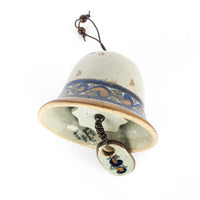 Toanala Ceramic Folk Art Bell Signed Ken Edwards Mexico