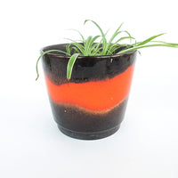 Volcano Glaze West German and Midcentury Pottery Ceramic Plant Pots