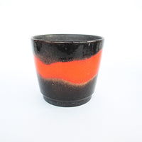 Volcano Glaze West German and Midcentury Pottery Ceramic Plant Pots