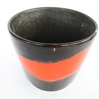 Volcano Glaze West German and Midcentury Pottery Ceramic Plant Pots