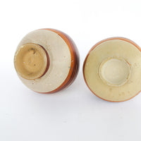 Tonala Ceramic Vases from Mexico - Set of 2