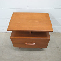 Midcentury Wood Bedside Table Nightstand