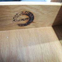 Midcentury Wood Bedside Table Nightstand