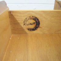 Midcentury Wood Bedside Table Nightstand