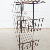 Midcentury Three Tier Cast Iron Plant Stand