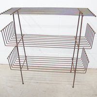 Midcentury Three Tier Cast Iron Plant Stand