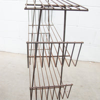 Midcentury Three Tier Cast Iron Plant Stand