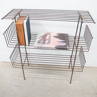 Midcentury Three Tier Cast Iron Plant Stand