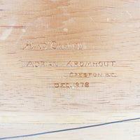 Carved Mountain Ram Wood Wall Art from Canada (Large and Small Sold Separately)