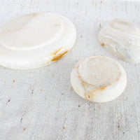 Vintage Stone Marble Onyx Tray Bowl (Sold Separately)