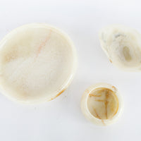 Vintage Stone Marble Onyx Tray Bowl (Sold Separately)