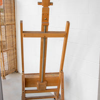 Previously Loved Rolling Wood French Style Painter Artists Easel Stand