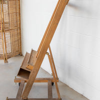 Previously Loved Rolling Wood French Style Painter Artists Easel Stand