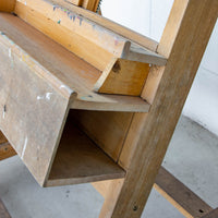 Previously Loved Rolling Wood French Style Painter Artists Easel Stand
