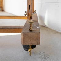 Previously Loved Rolling Wood French Style Painter Artists Easel Stand