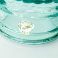 Blue Glass Buddah Head