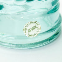 Blue Glass Buddah Head