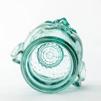 Blue Glass Buddah Head