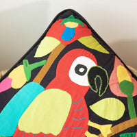 Brazilian Parrot Embroidery Pillow