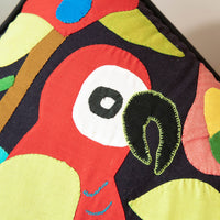 Brazilian Parrot Embroidery Pillow