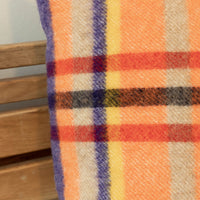 Plaid Wool Upcycled Blanket Pillows