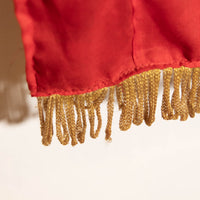 Antique Red Velvet Embroidered Sequence dragon and Chinese Wall Tapestry