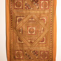 Antique Embroidered Indian Fabric with Mirrors