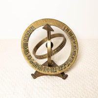 Large Vintage Brass Arrow Sundial