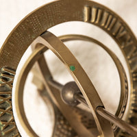 Large Vintage Brass Arrow Sundial