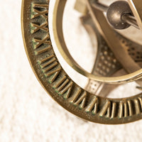 Large Vintage Brass Arrow Sundial