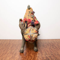 Rajasthani Antique Fabric Bull From India