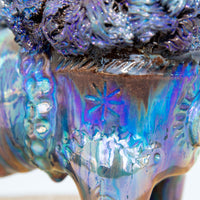 Ceramic Lion Tea Pot with Shiny Blue Finish