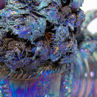 Ceramic Lion Tea Pot with Shiny Blue Finish