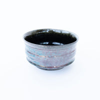 Blue and Pink Ceramic Bowl - Signed TP