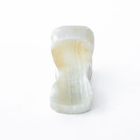 Vintage White Onyx Hippo