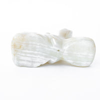 Vintage White Onyx Hippo