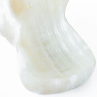 Vintage White Onyx Hippo