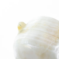 Vintage White Onyx Hippo