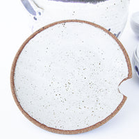 5 Piece Hand Spun Ceramic Serving Soup Dish with Lid and 3 Matching Soup Bowls