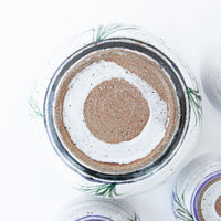 5 Piece Hand Spun Ceramic Serving Soup Dish with Lid and 3 Matching Soup Bowls