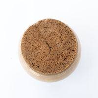 Adria pottery Beige and White Pottery with Original Cork