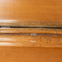 Large Dome Top Bamboo Mirror