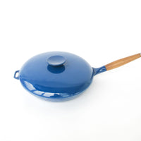 Copco Blue Enamelware Cast Iron Skillet