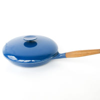 Copco Blue Enamelware Cast Iron Skillet