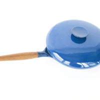 Copco Blue Enamelware Cast Iron Skillet