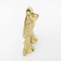 Brass Cocker Spaniel Dog Door Stop
