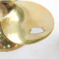 Brass Boat Propeller Candlestick Holders