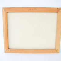 Painted Beach Scape Painting with People